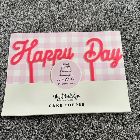 Happy Day Cake Topper - Picture 2 of 4